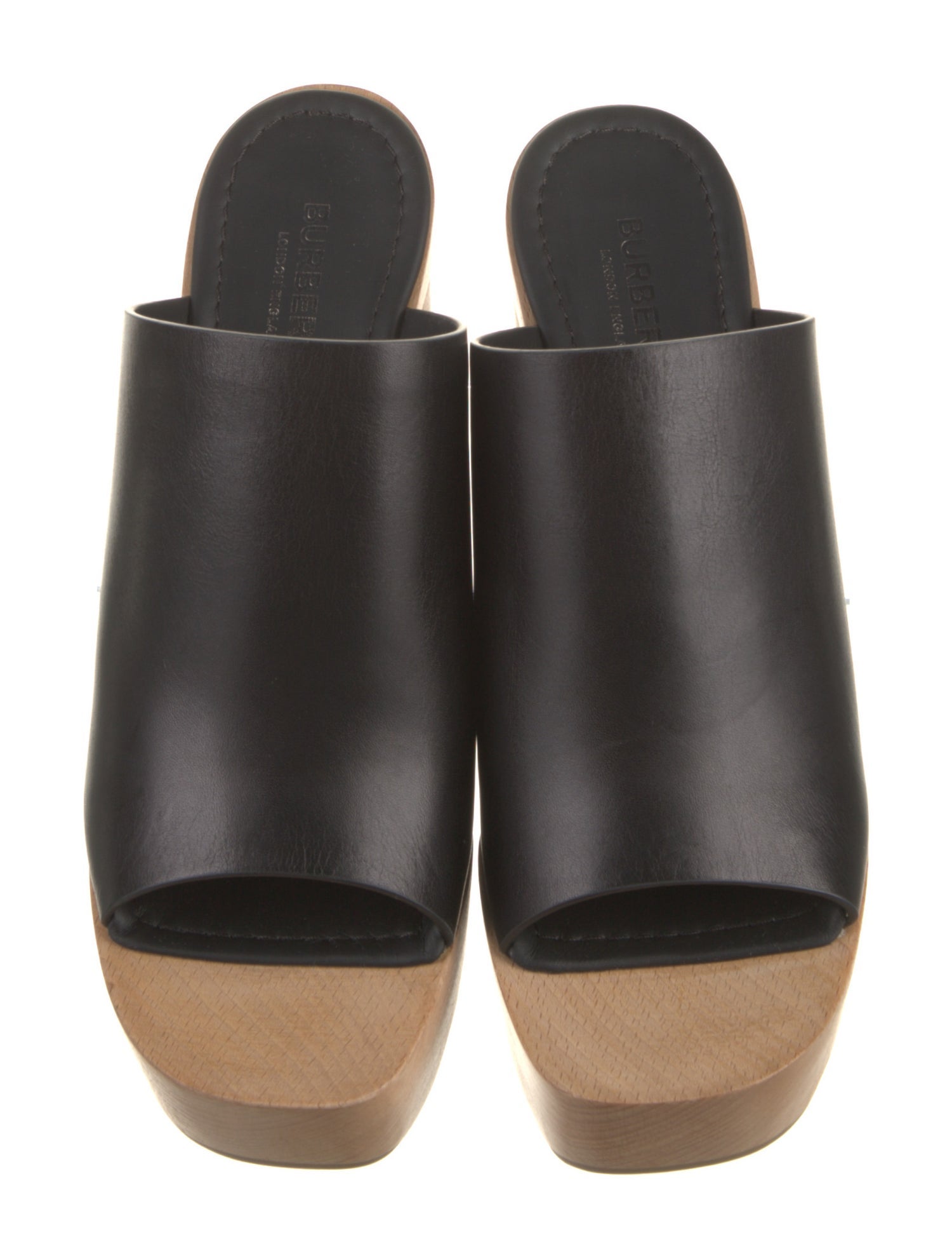 Burberry Leather Slides